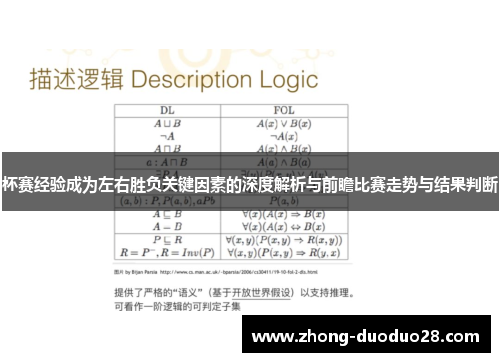 杯赛经验成为左右胜负关键因素的深度解析与前瞻比赛走势与结果判断